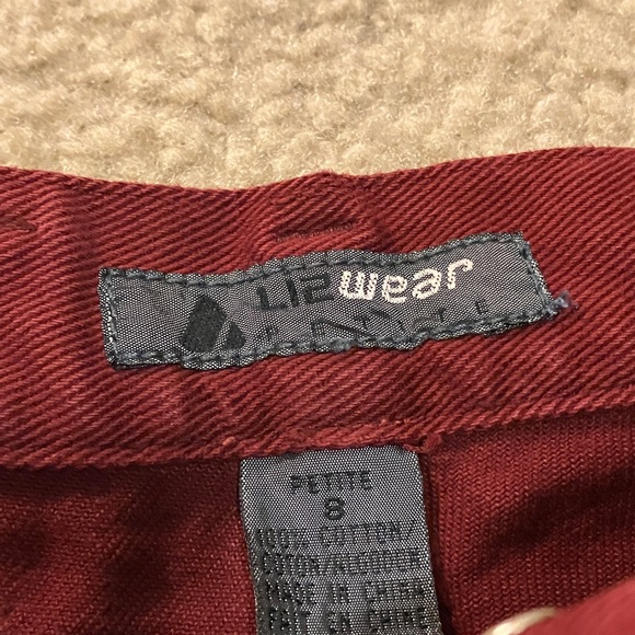 Chic High Rise Red Jeans for Women - Picture 2 of 10